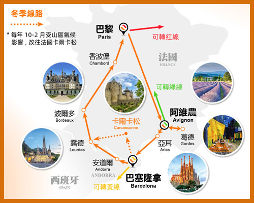 橙線路線圖