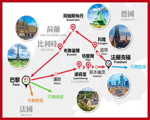 紅線路線圖