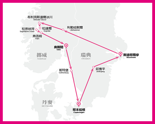 粉線路線圖