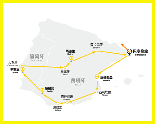 黃線路線圖
